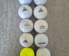 Mixed golf balls