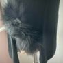 jumper black long statement jumper with fur sides detail and side slits cc fashion l/xlarge Image 8