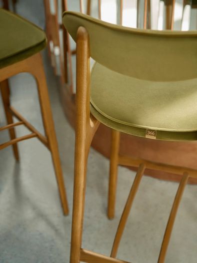 Mid Century 200-190 Upholstered Bar Stool - Made to Order