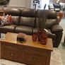 Sofa Brown Recliner Image 2