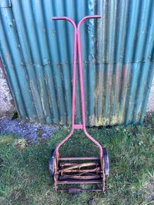 Vintage push lawnmower