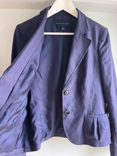 Helen McAlinden linen pure blazer uk14