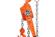 Manual Lever Chain Hoist, 3 Ton 6600 lbs Capacity 10 FT Come Along, G80 Galvanized Carbon Steel with Weston Double-Pawl Brake, Auto Chain Leading &amp; 360 Rotation Hook, for Garage Factory Dock