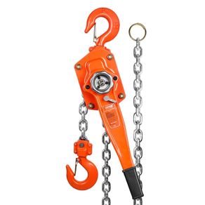Manual Lever Chain Hoist, 3 Ton 6600 lbs Capacity 10 FT Come Along, G80 Galvanized Carbon Steel with Weston Double-Pawl Brake, Auto Chain Leading & 360 Rotation Hook, for Garage Factory Dock