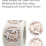 Thank You Stickers Rose Gold x500 Stickers  Price For All Image 3