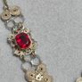 Vintage filigree Cameo shell pendant necklace Image 5