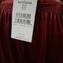 New Next Burgandy Red Velvet Volume Sleeve V Necked Blouse New (14) Image 6