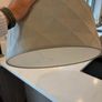 40cm Grey Drum Lampshade  Excellent Condition Image 2