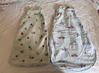 Two 0-6months sleep sacks