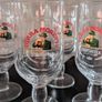 Birra Moretti Half Pint Glasses 268ml Stemmed Beer Pub Bar Glasses Sets Available Image 5