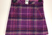 Dunnes Girls Pink Check autumn winter Skirt Bnwts age 10/11 years