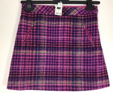 Dunnes Girls Pink Check autumn winter Skirt Bnwts age 10/11 years