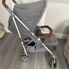 Vintage silver cross stroller