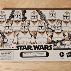 Star Wars Phase II Clone Trooper Set 3.75" Scale New & Unopened