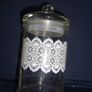 Decorative Glass Storage Jar for Sale Image 2