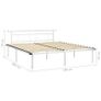 Bed Frame White Metal 180x200 cm Image 6