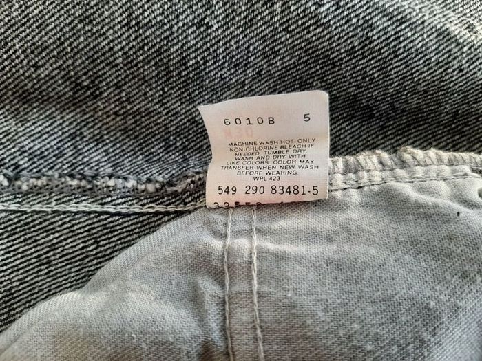 Vintage Levis black shorts