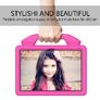 For Amazon Fire HD 8 2022 12th Gen Kids Case Shockproof Cover With Stand - Pink Image 4