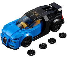 Lego Speed Champions 75878: Bugatti Chiron (2017) 100% Complete (NO BOX)