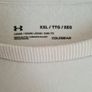 mens UNDER ARMOUR jumper sweater COLDGEAR white Size XXXL triple extra large crew neck Image 6