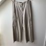 Massimo Dutti Wide Leg Wool Cargo Trousers Image 2