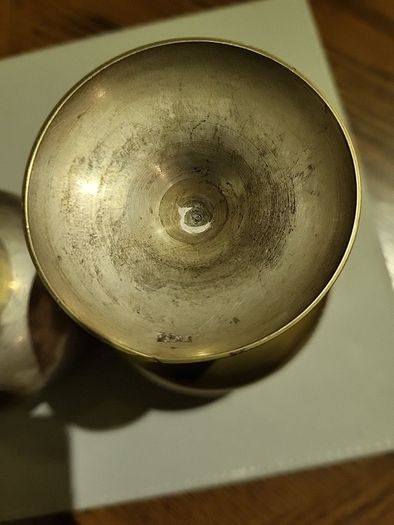 Pair of epns goblets