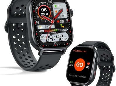 Uaue P131 Unisex Smartwatch, HD with Bluetooth Calling, Sports Mode Fitness Tracker, Heart Rate, Sleep Monitoring, and Pedometer