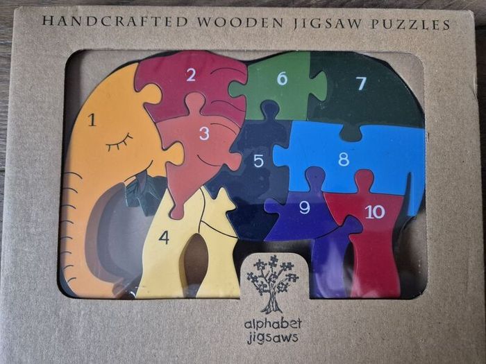 Alphabet Jigsaws Elephant Number jigsaw puzzle brand new