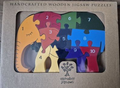 Alphabet Jigsaws Elephant Number jigsaw puzzle brand new