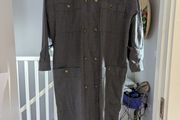 Vintage military wool women's coat