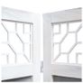4-Panel Room Divider Grey 140x165 cm Fabric Image 5