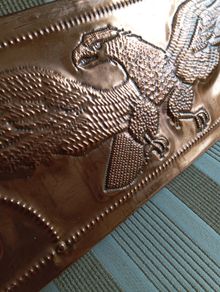 Copper wall hanging