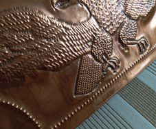 Copper wall hanging