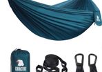 Camping Hammock - Ultralight Portable Travel Hammocks - 70-Denier Durable &Breathable Nylon with 10FT Tree Straps for Outdoor Camping Hiking Backpacking (FREE POSTAGE)
