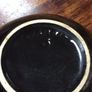 Villeroy and Boch Biarritz Mid century Black glazed lidded sugar bowl with pink / peach interior Image 4