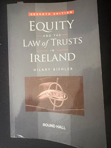 Equity & Trusts in Ireland by Hilary Biehler