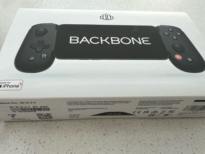 Backbone for iPhone  gaming controller and travel case
