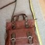 Brown Leather Bag - Satchel style Image 2