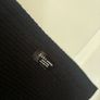 Zara long black ribbed knit scarf Image 2