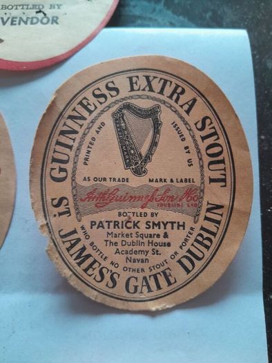 vintage Guinness labels