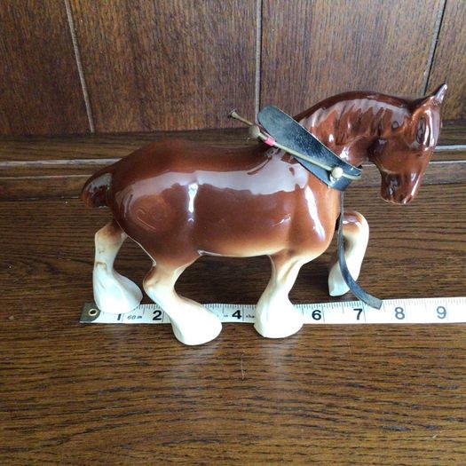 Ceramic Shire horse ornament