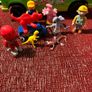 A Collection of Cars/ Lorries/ Crane / Figures Image 3