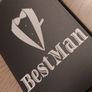 Best Man Laser Engraved Card Wallet Image 2