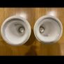 A Pair of Avoca Blue Irish Pottery Candlesticks Image 5