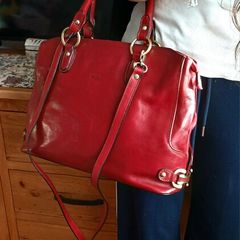 leather handbag