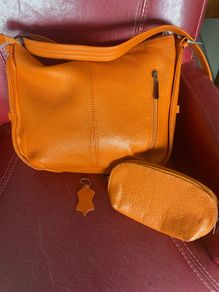 Quality leather Shoulder Bag & Purse Set