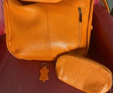 Quality leather Shoulder Bag & Purse Set