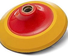GLASS POLISH 12643 Rotary Sander Backing Pad, Rotary Polisher Backer with Hook and Loop | Thread: M14x2 |150mm