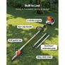 Gas Pole Saw, 33CC 2 Stroke Gas Powered Pole Saws with 20.3 cm Cutting Bar, Cordless Tree Trimmer with 850ml Fuel Tank, 2 to 3.5 m Extendable Image 6