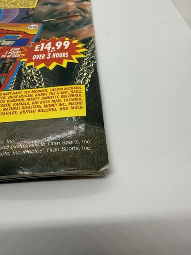 Wwe WWF European spring Tour 1993 Official souvenir Programme